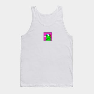 Lazy Frog On The Box Tank Top